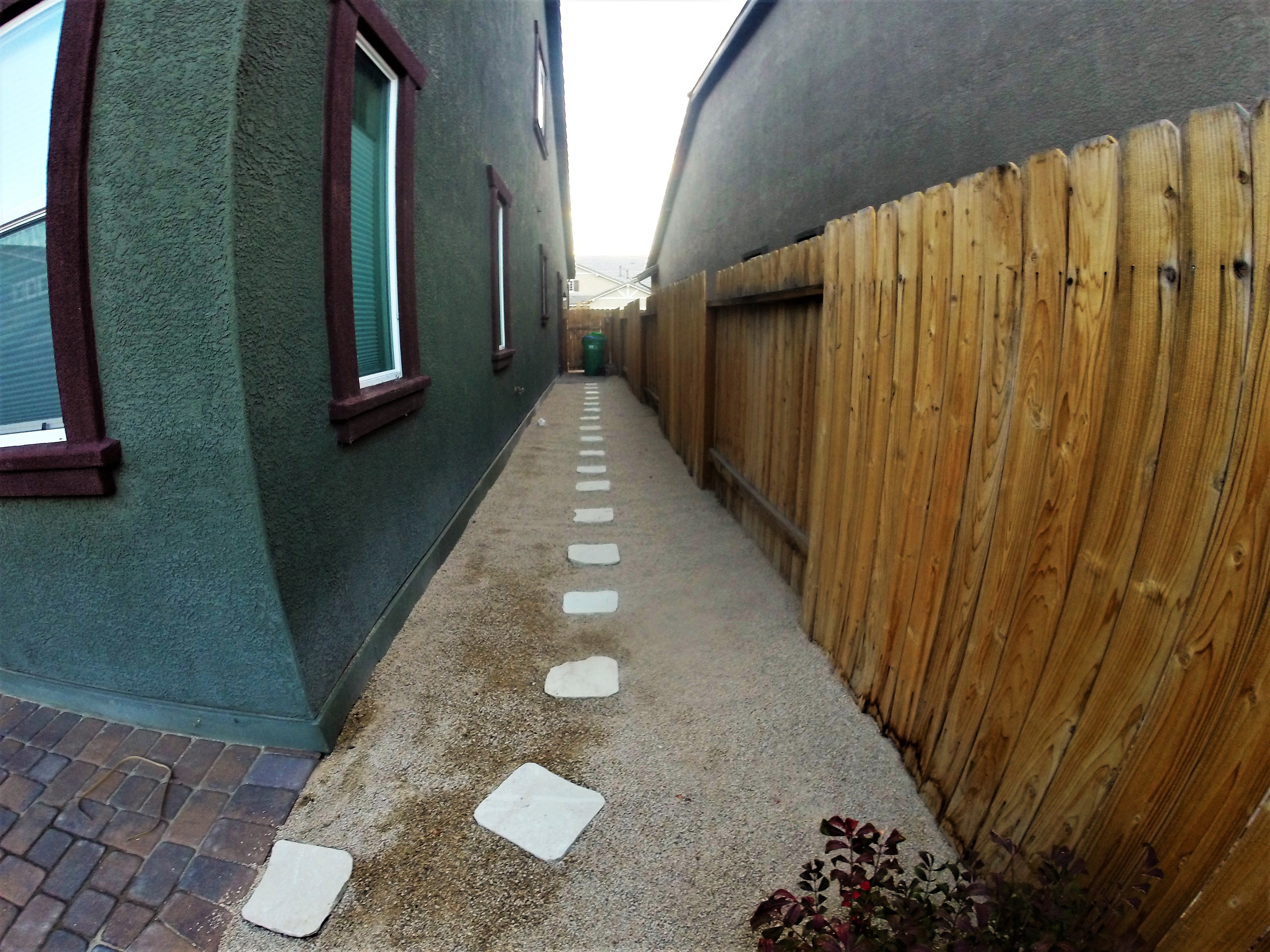 Before DG stepping stones installation