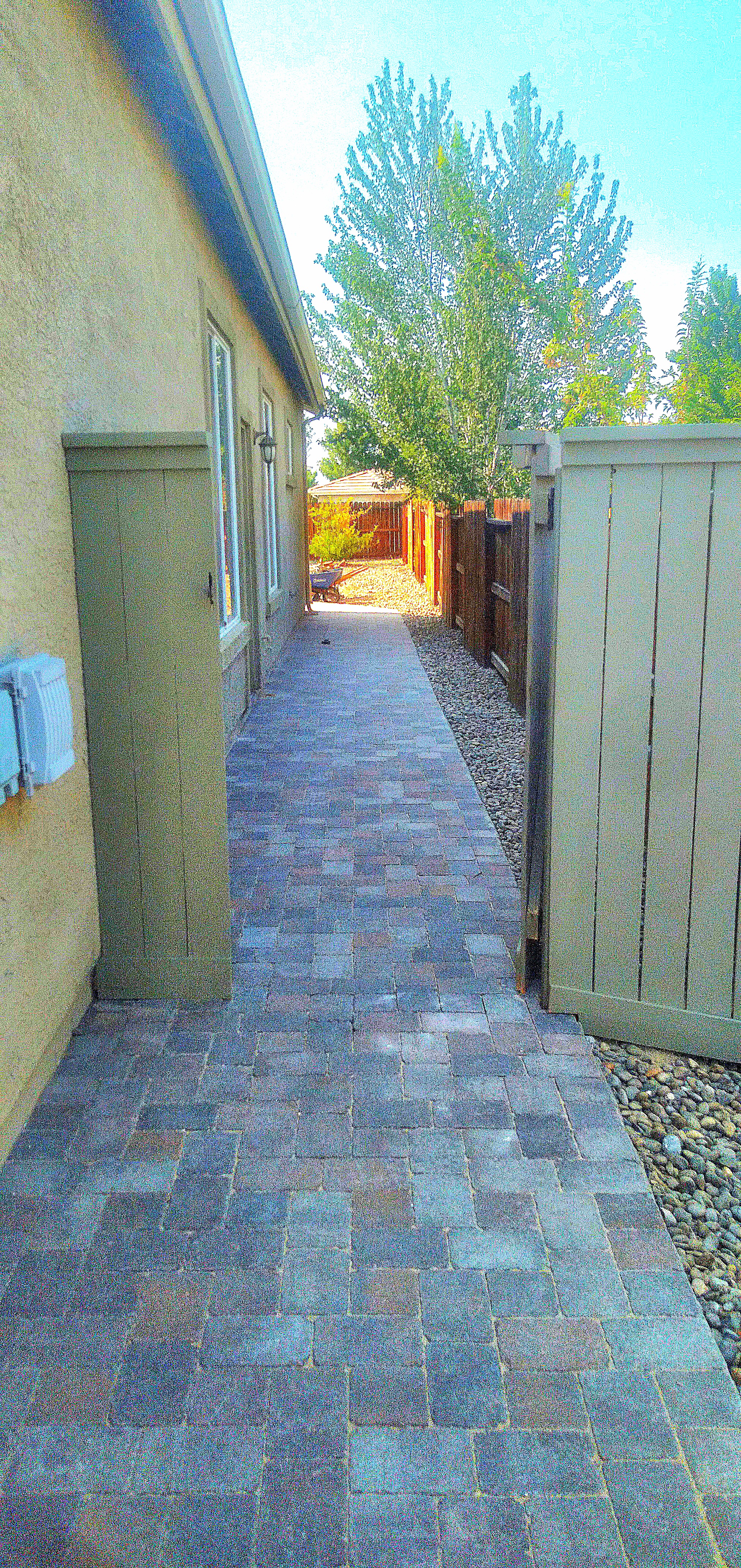 After gate installation
